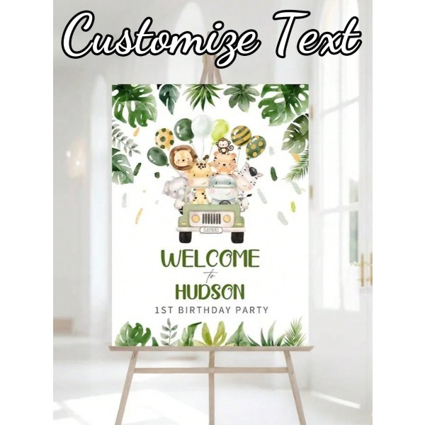 Elegant Photo Wedding Welcome Sign Template, Welcome Board, Wedding Photo Collage, Modern Welcome Sign, Printable Wedding Reception Poster