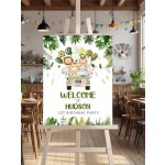 Elegant Photo Wedding Welcome Sign Template, Welcome Board, Wedding Photo Collage, Modern Welcome Sign, Printable Wedding Reception Poster