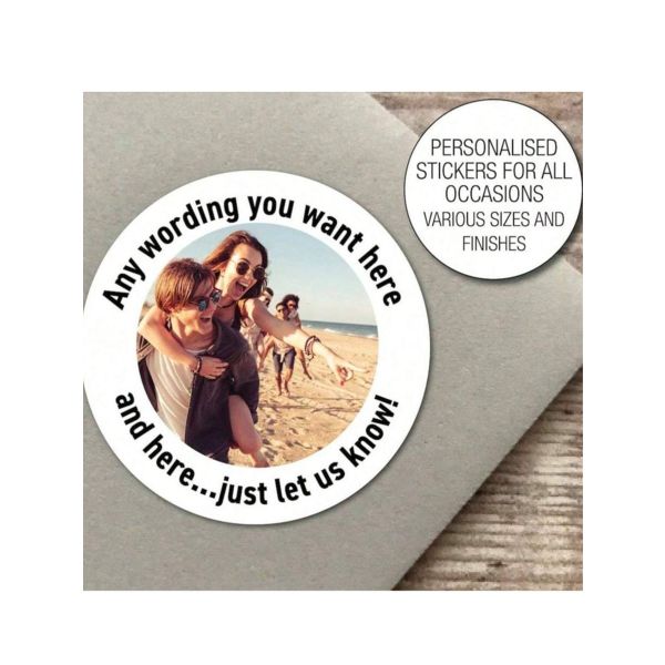 Customizable Photo Sticker Labels for All Occasions